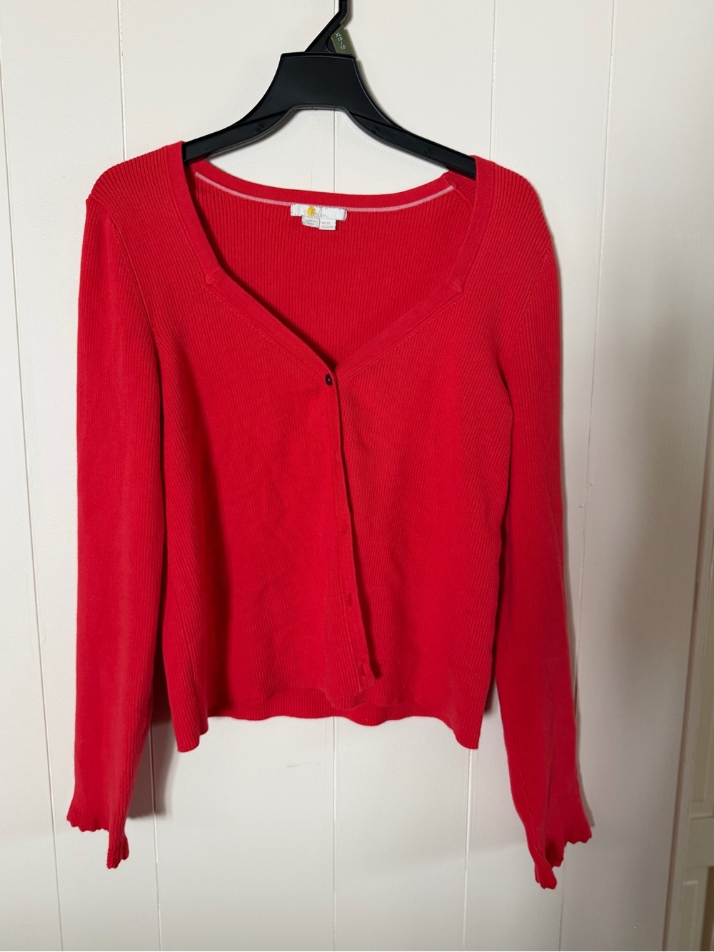 Boden Women's Ribbed Button-Front cardigan